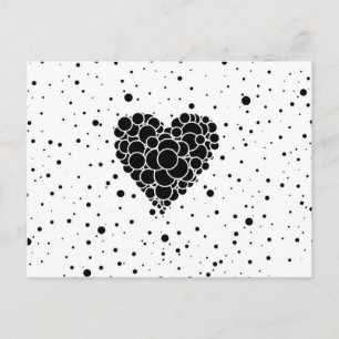 Carte Postale Herz Blasen