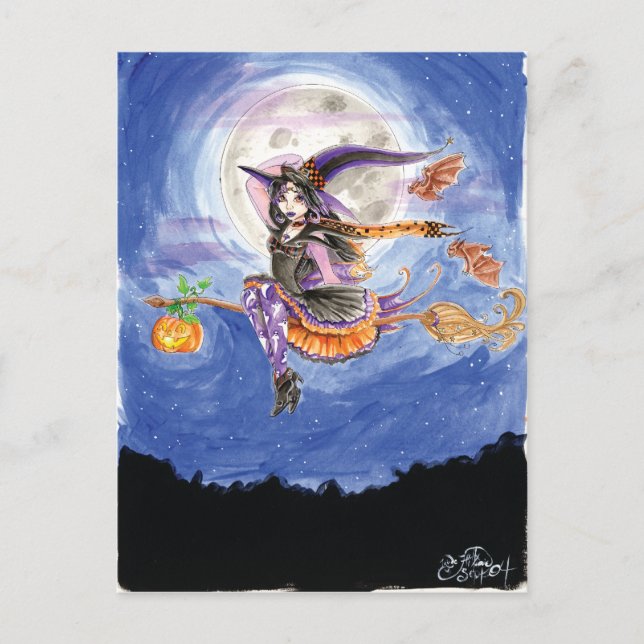 Carte postale 'Hester and the Bats' (Devant)