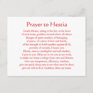 Carte postale Hestia