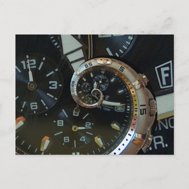 Carte Postale Heure  (Devant)