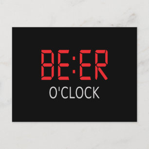 Carte Postale Heure de la bière