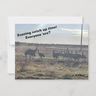 Carte Postale Heure de rattrapage du soir