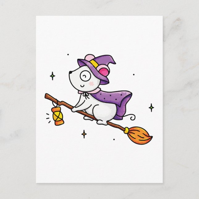 Carte Postale Heure de sorcellerie (Devant)