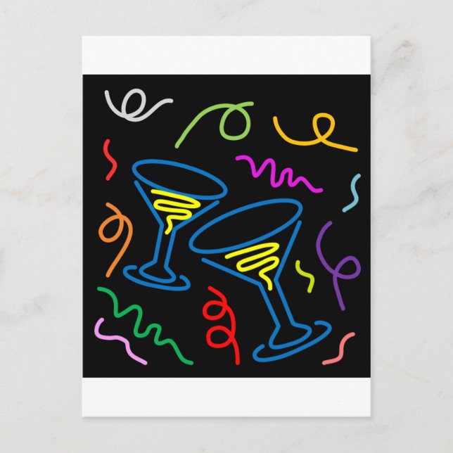 Carte Postale Heure des fêtes (Devant)