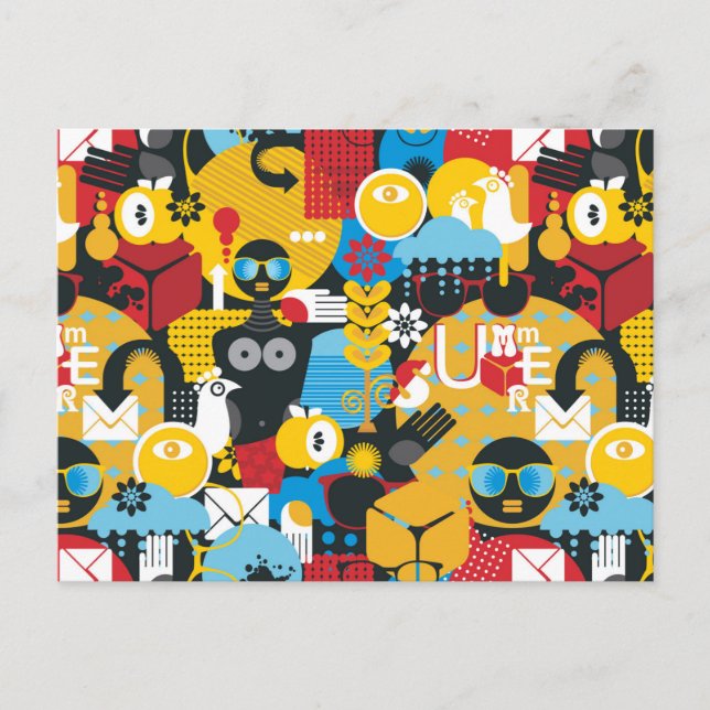 Carte Postale Heure d'été (Devant)