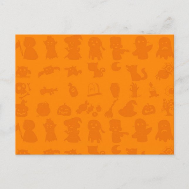 Carte Postale Heure d'Halloween (Devant)