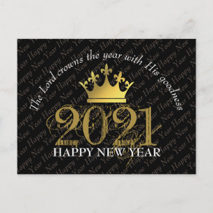 Carte Postale HEUREUSE NOUVELLE ANNÉE 2021   Lord Crowns Year   