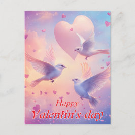 Carte Postale Heureuse Sainte-Valentin