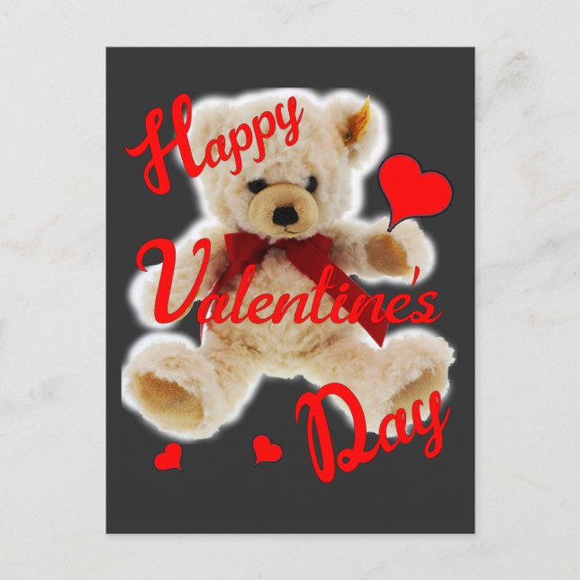 Carte Postale Heureuse Sainte-Valentin (Devant)