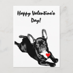 Carte postale Heureuse Sainte-Valentin French Bull