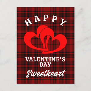 CARTE POSTALE HEUREUSE SAINTE-VALENTIN SWEETHEART