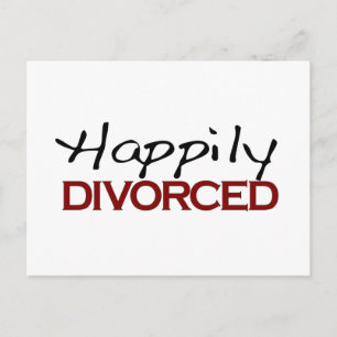 Carte Postale Heureusement Divorcé