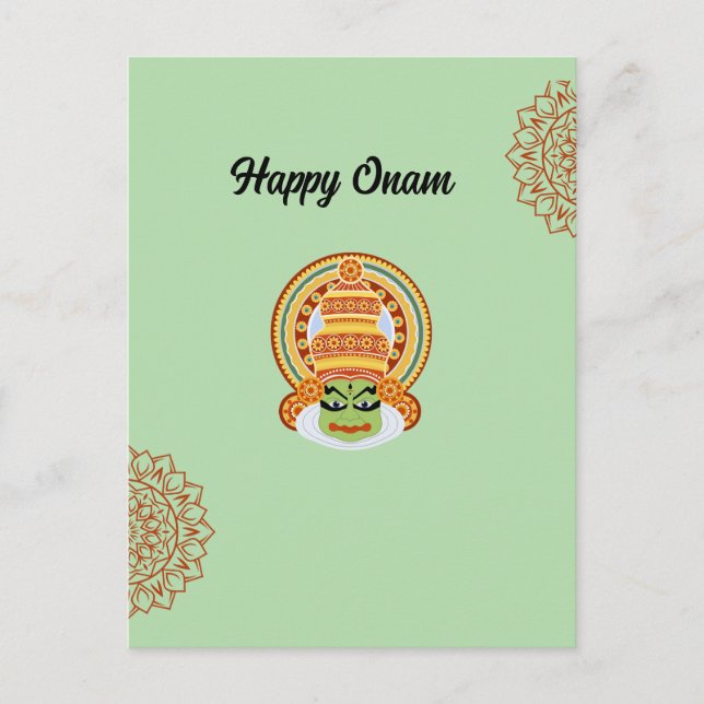 Carte Postale heureux accueil onam (Devant)