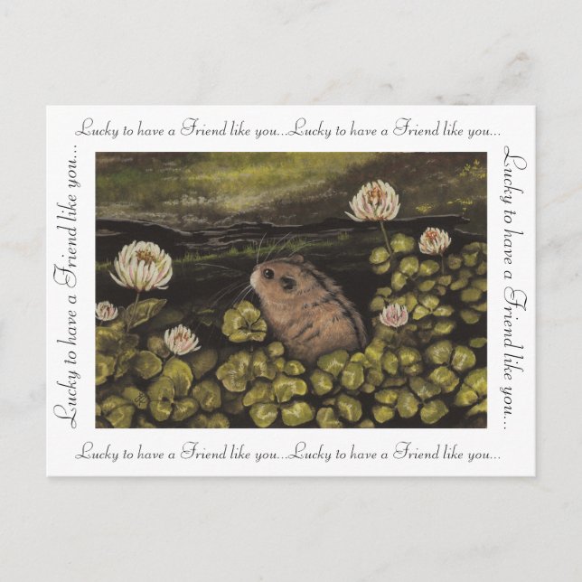 Carte Postale Heureux de vous avoir comme mon ami par BiHrLe (Devant)