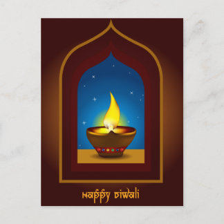 Carte Postale Heureux Diwali