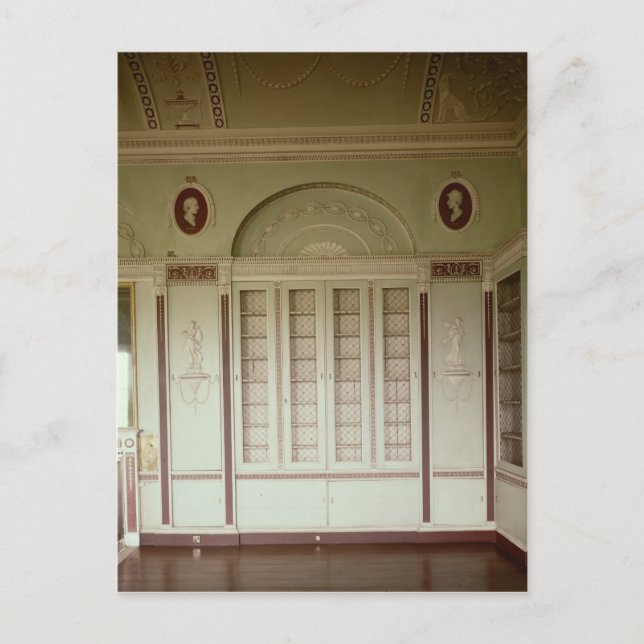 Carte Postale Heveningham Hall, Suffolk : bibliothèque, 1778-80 (Devant)