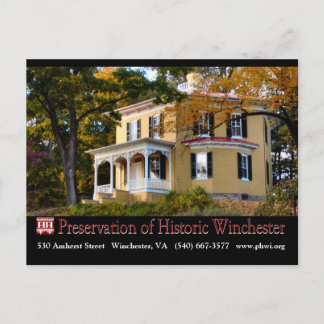 Carte postale Hexagon House in Fall Foliage