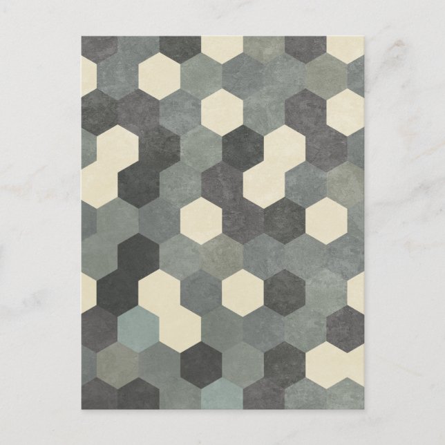 Carte Postale Hexagon Pattern (Devant)