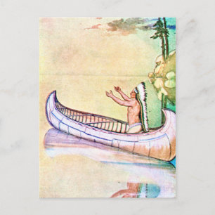 Carte Postale Hiawatha Magic Canoe