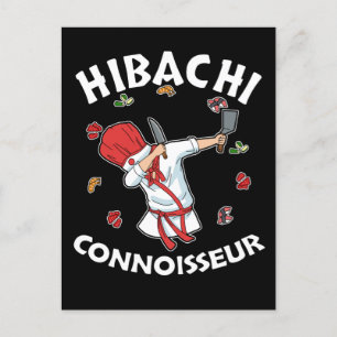 Carte Postale Hibachi Connoisseur Hibachi Grill Cadeau Hibachi