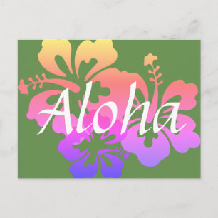 Carte postale Hibiscus Aloha
