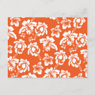 Carte Postale Hibiscus d'Hawaï orange