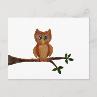 Carte Postale Hibou