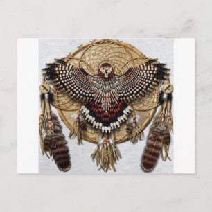 Carte Postale Hibou Dream Catcher