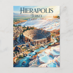 Carte Postale Hiérapolis Turquie