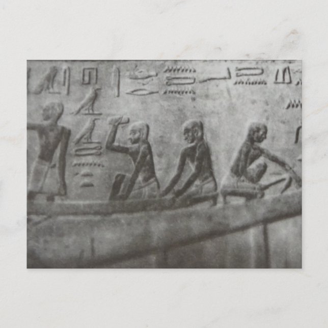 Carte Postale Hiéroglyphes égyptiens (Devant)