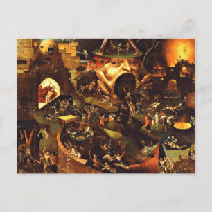 Carte Postale Hieronymus Bosch Christ dans Limbo
