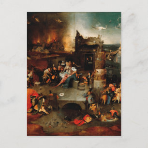 Carte Postale Hieronymus Bosch - Tentation De Saint Antoine