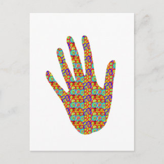 Carte Postale HIGH5 High-5 Hand Party Givaway DONS Bless