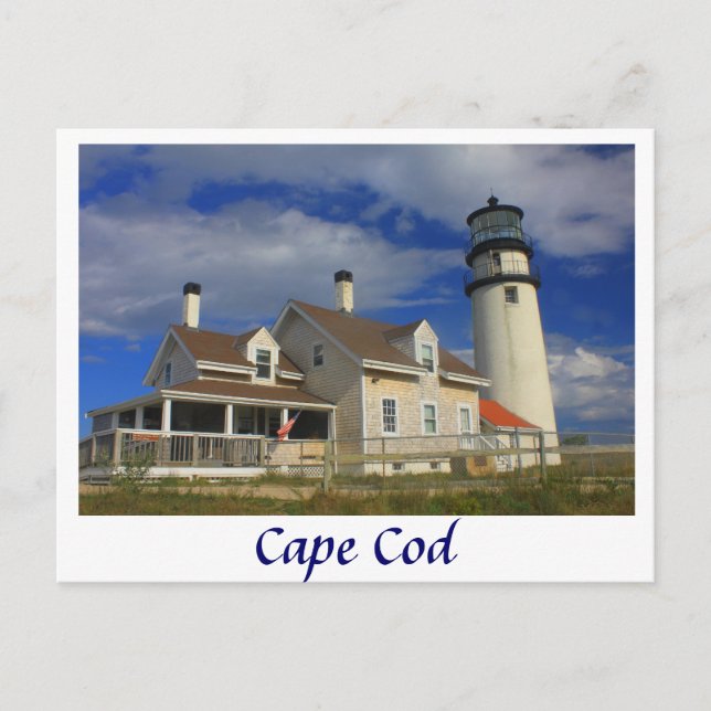 Carte Postale Highland Lighthouse, Cape Cod Truro (Devant)