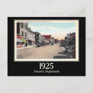 Carte Postale Highlands de l'Atlantique, New Jersey, Vintage