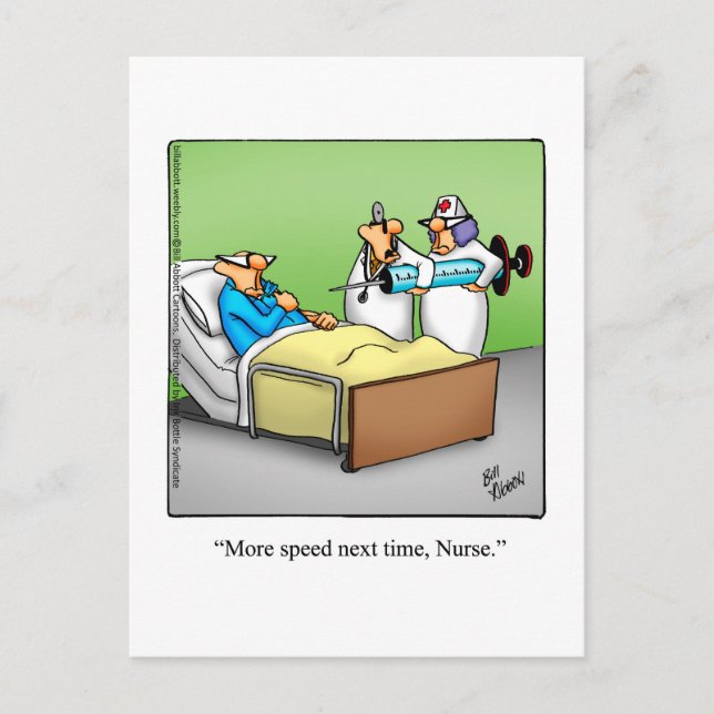 Carte postale Hilarious Get Well Humour (Devant)