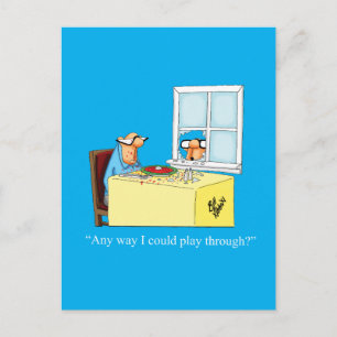 Carte postale Hilarious Golf Humour