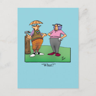 Carte postale Hilarious Golf Humour
