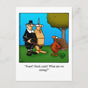 Carte postale Hilarious Thanksgiving Humour