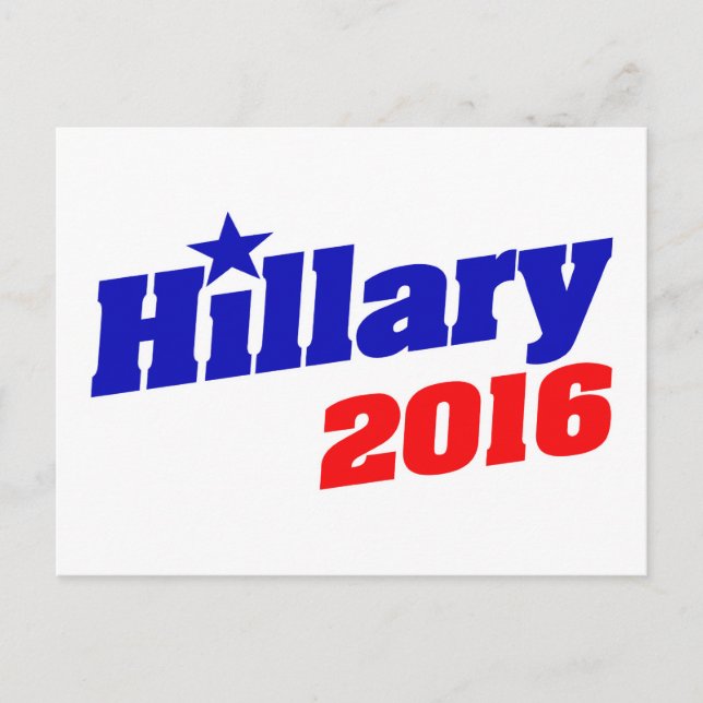 Carte Postale Hillary 2016 (Devant)