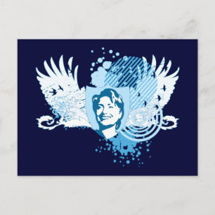 Carte Postale hillary clinton 08.