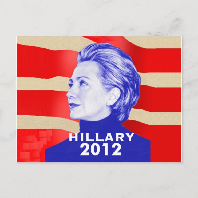 Carte postale Hillary Clinton 2012 (Devant)