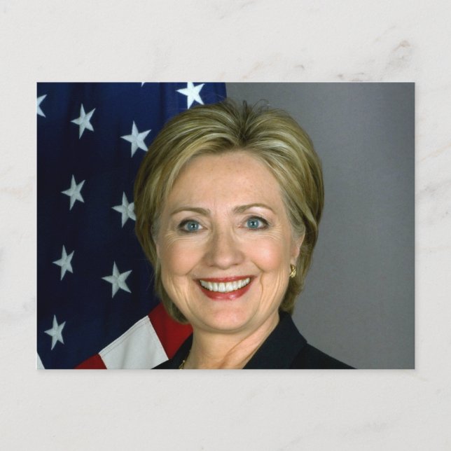 Carte Postale Hillary Clinton Portrait officiel (Devant)