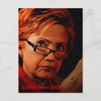 Carte Postale Hillary Marx Clinton