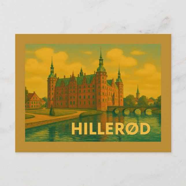 Carte Postale Hillerød Castle Denmark (Devant)