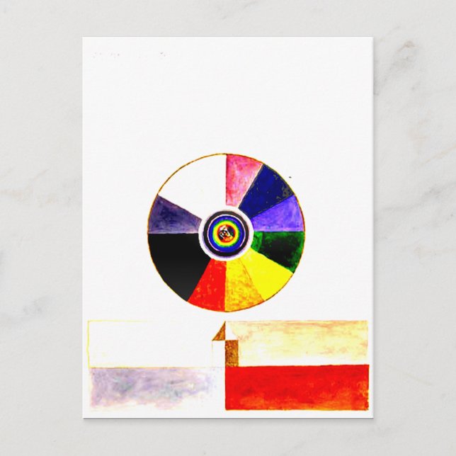 Carte Postale Hilma af Klint - série VII, no 7d, 1920 (Devant)