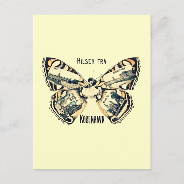 Carte Postale Hilsen Fra Kobenhavn - Salutations de Copenhague (Devant)