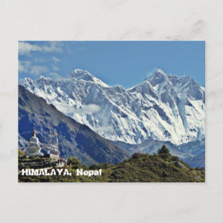 Carte Postale HIMALAYA - Une des 1000 vues du NÉPAL
