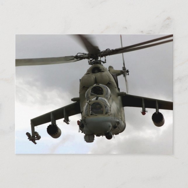 Carte Postale Hind MI-24 (Devant)