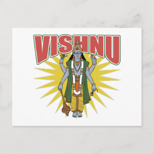 Carte Postale Hindu Vishnu